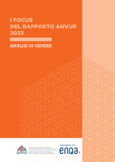copertina focus rapporto anvur su analisi di genere