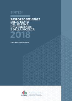 Copertina Rapporto biennale ANVUR 2018